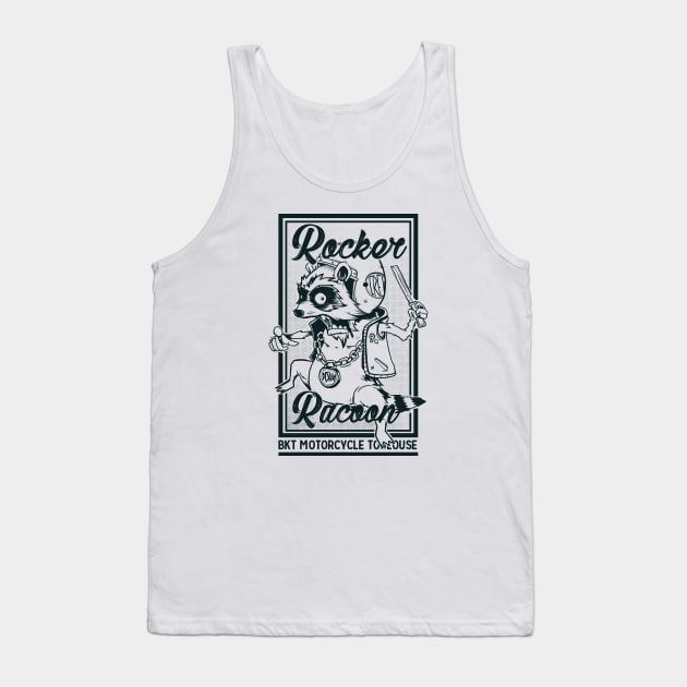 Rocker Racoon Tank Top by Bishok